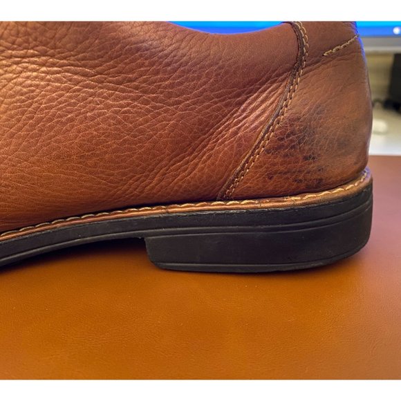 Sandro Moscoloni Dress Shoes Men Size 9.5D Brown Leather Split Toe Oxford Brazil - Picture 15 of 16